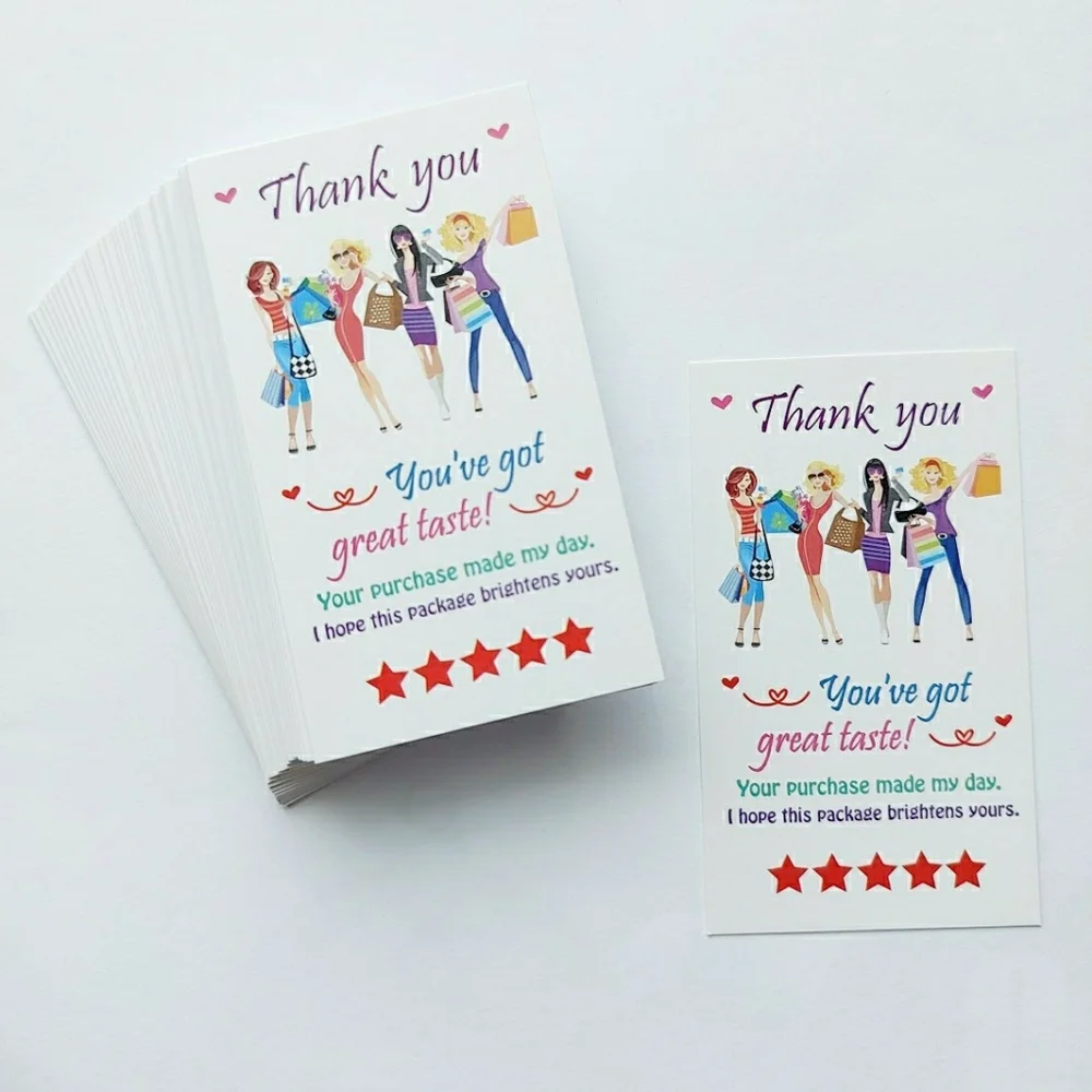 100 Thank You Cards